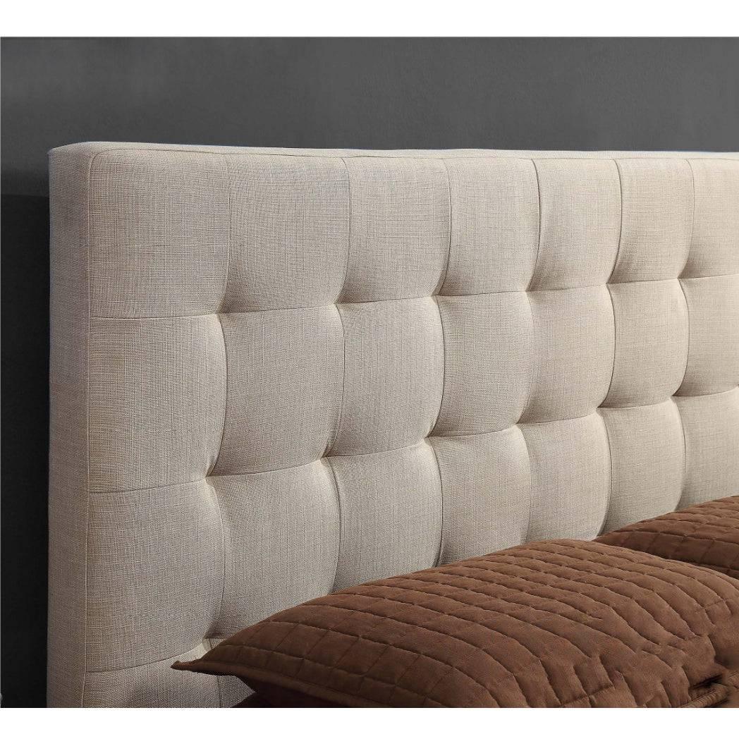 Brooklyn Fabric Double Bed Frame - DLB Furniture