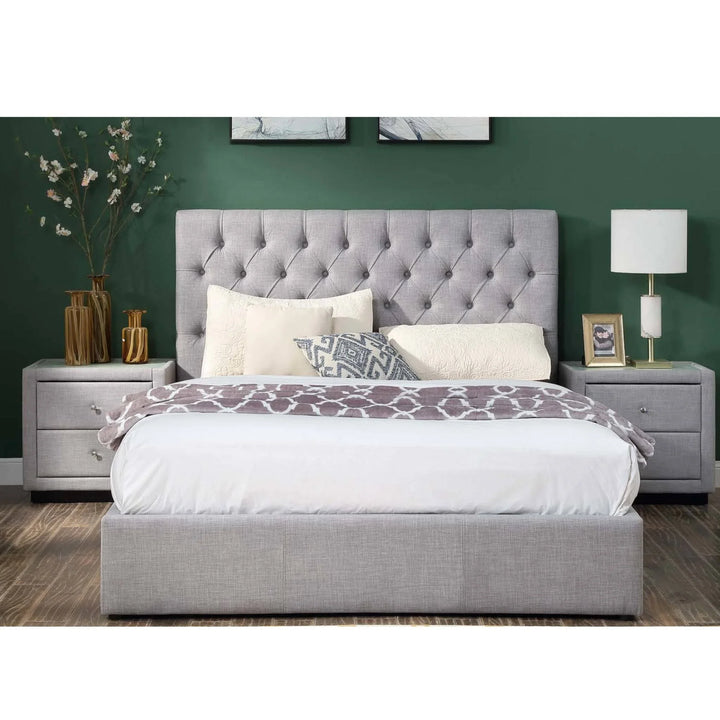 Cameo King Fabric Bed - DLB Furniture