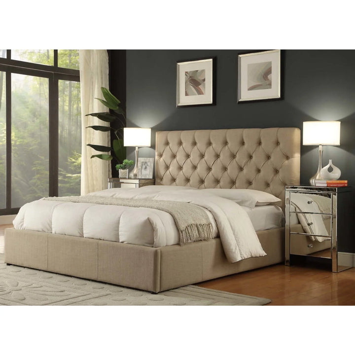 Cameo King Fabric Bed - DLB Furniture