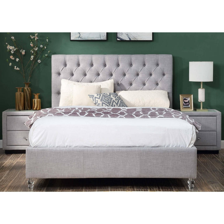 Cameo King Fabric Bed - DLB Furniture