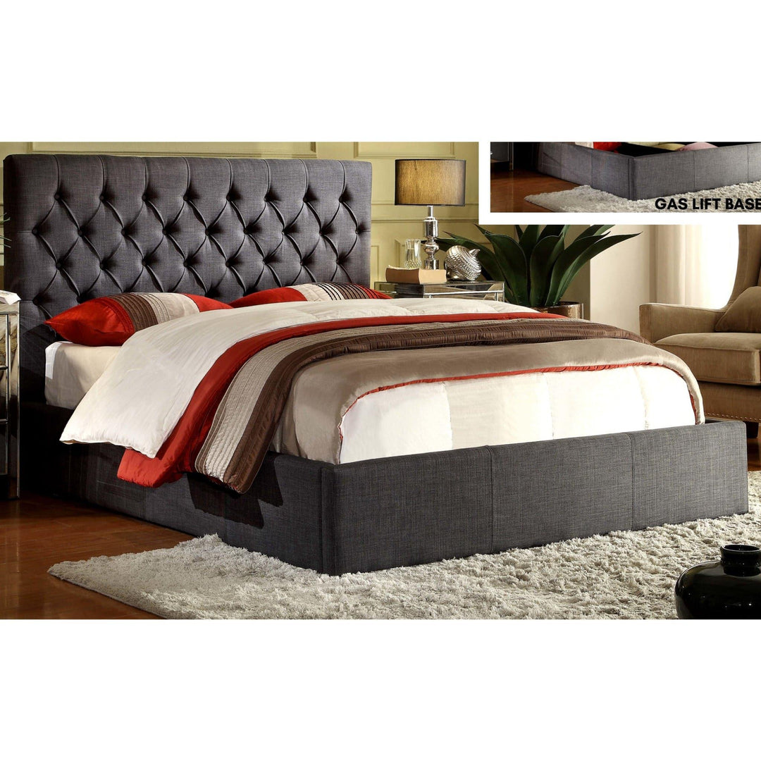Cameo King Fabric Bed - DLB Furniture