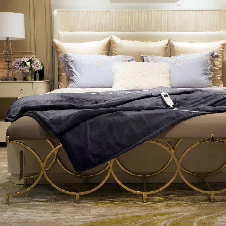 Large Electric Throw Blanket Flannel Fleece 180 x 130 cm - DLB Furniture