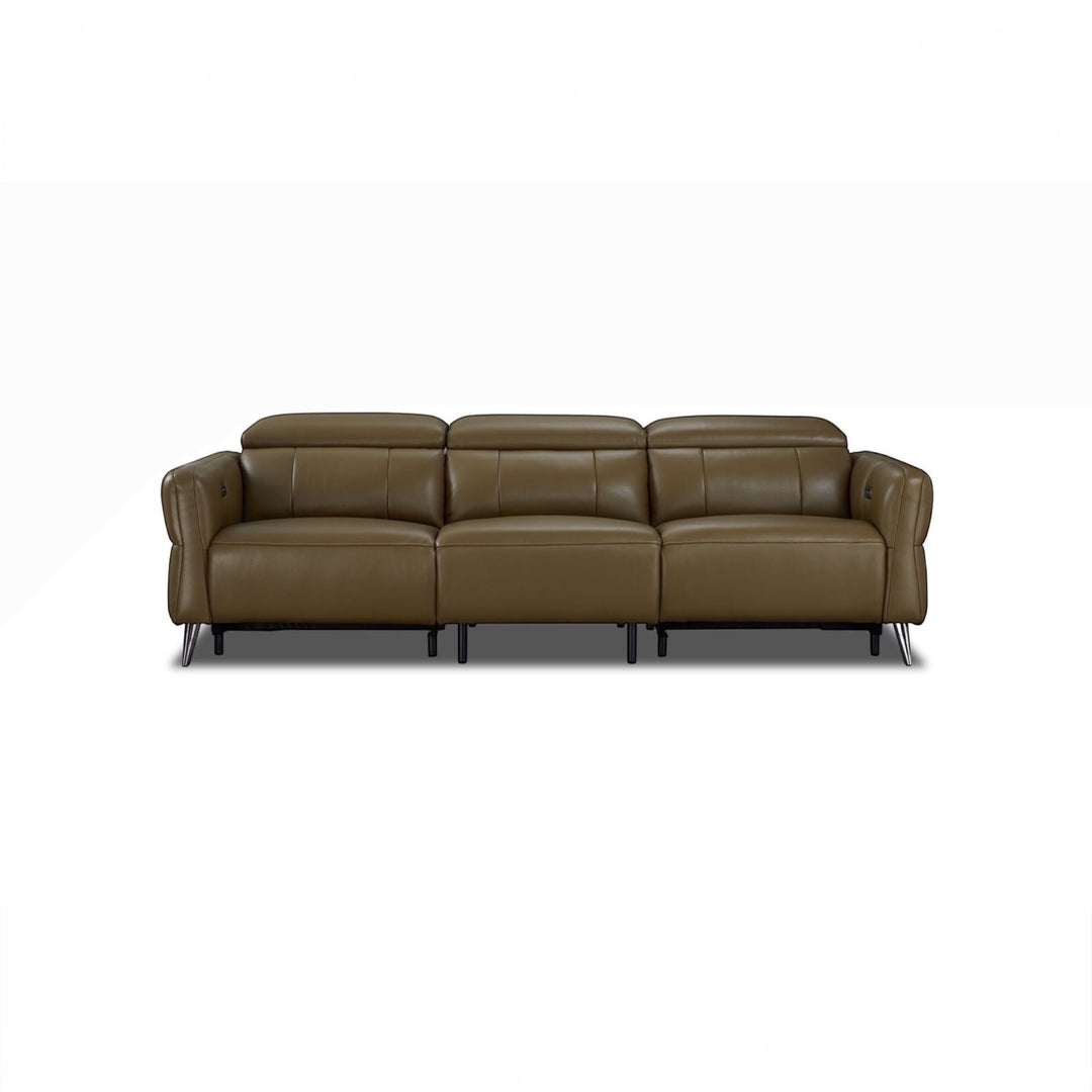 Valenza Leather Power Recliner Custom Sofa