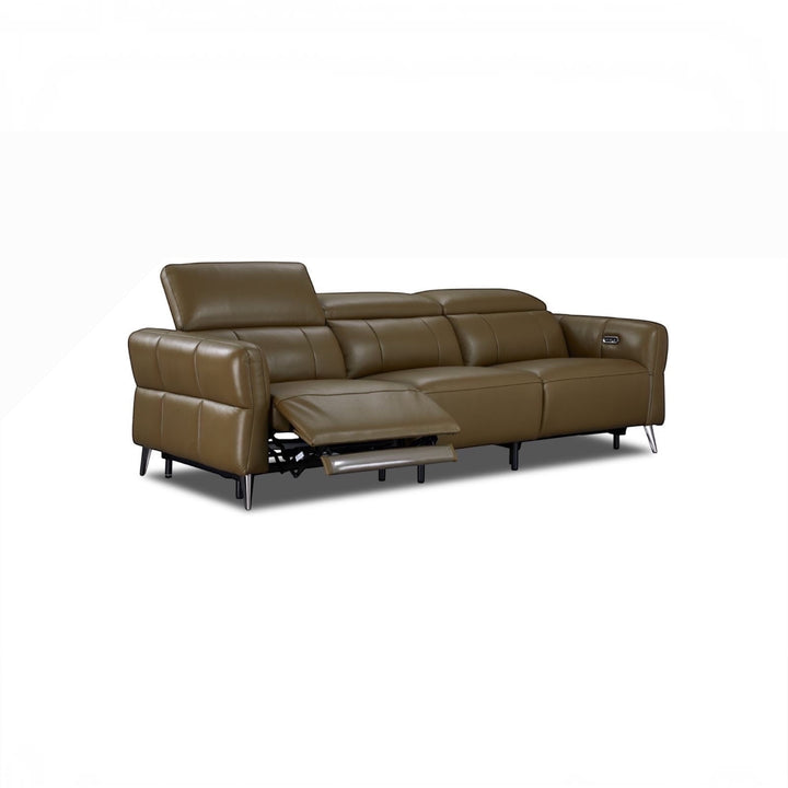 Valenza Leather Power Recliner Custom Sofa
