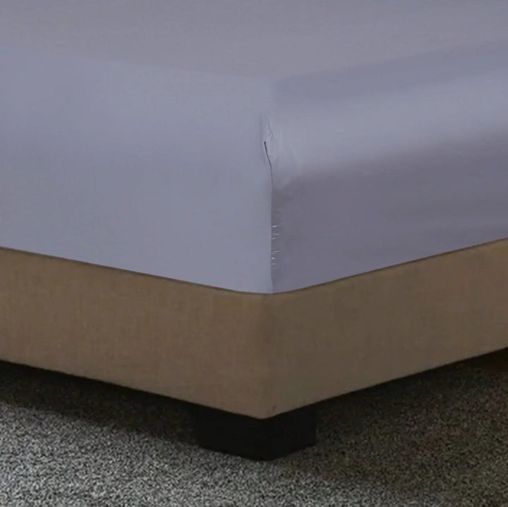 TENCEL™ 100% Lyocell Fibre Fitted Sheet Grey Queen - DLB Furniture