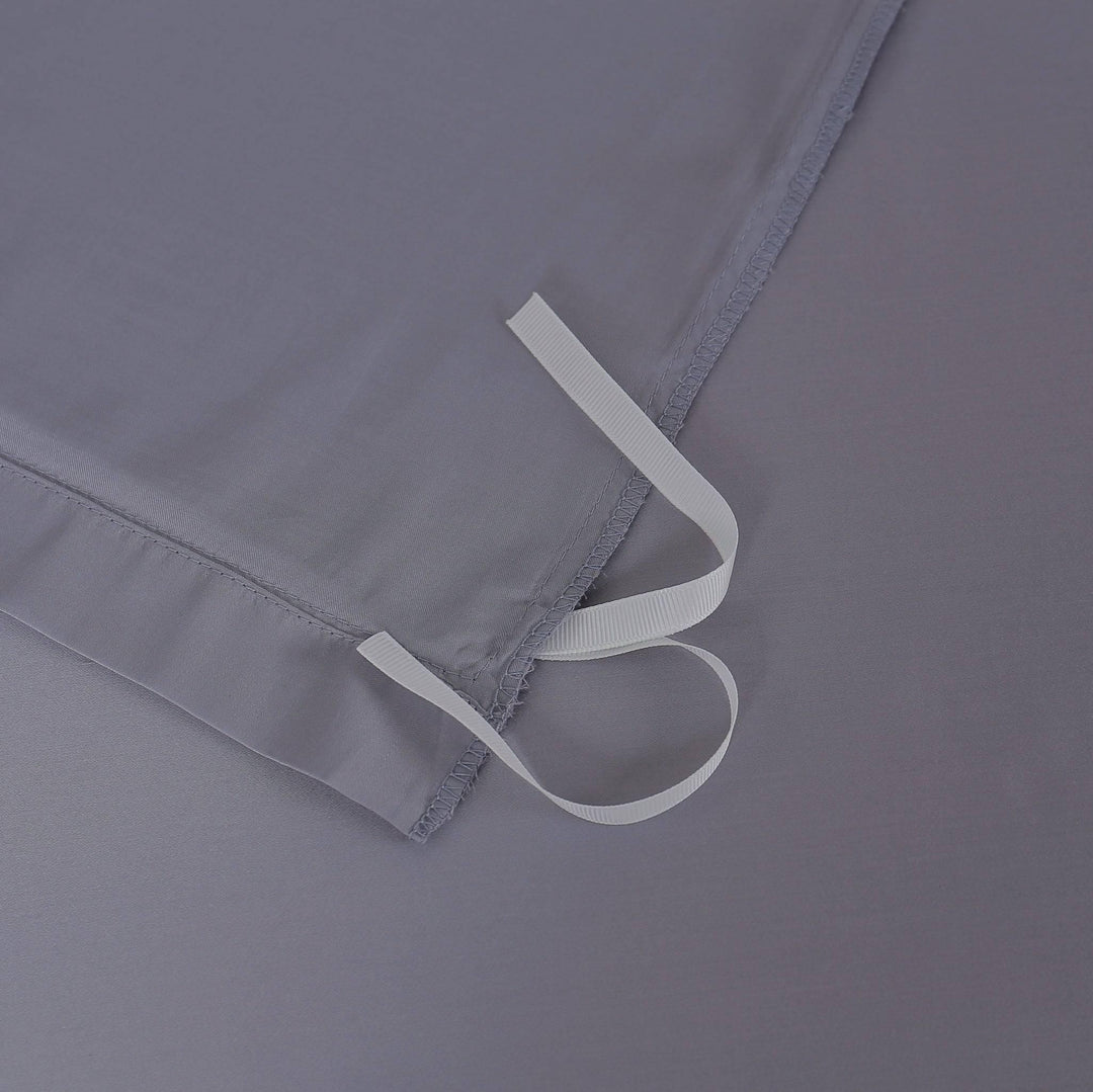 TENCEL™ 100% Lyocell Fibre Quilt Cover Set Grey Queen - DLB Furniture