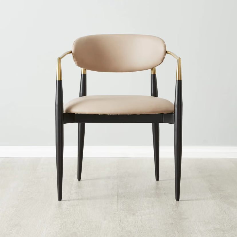 Sienna Dining Chair – Beige (Beige Dining Chair)