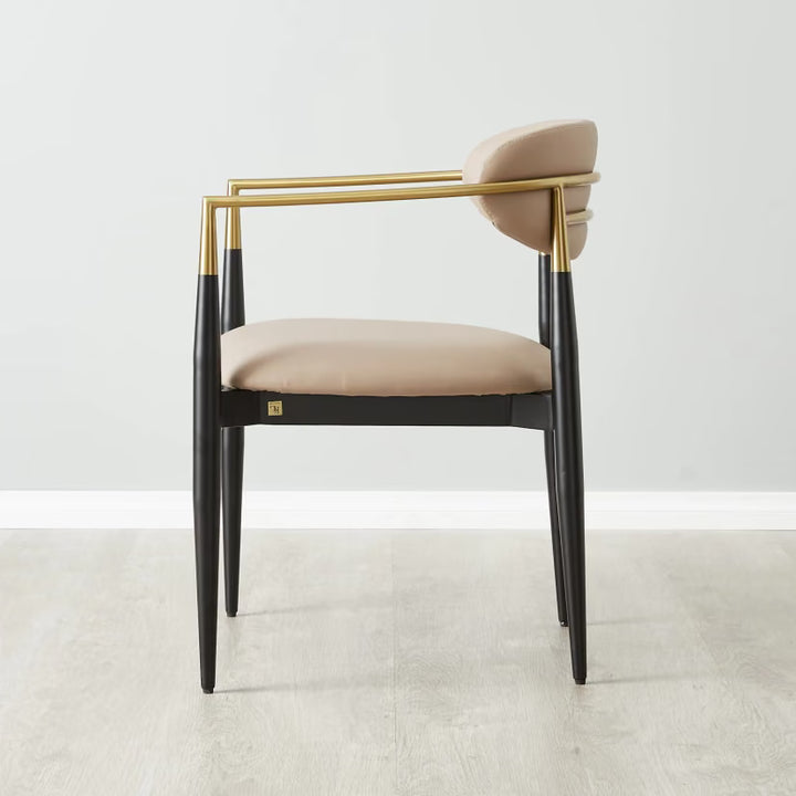 Sienna Dining Chair – Beige (Beige Dining Chair)
