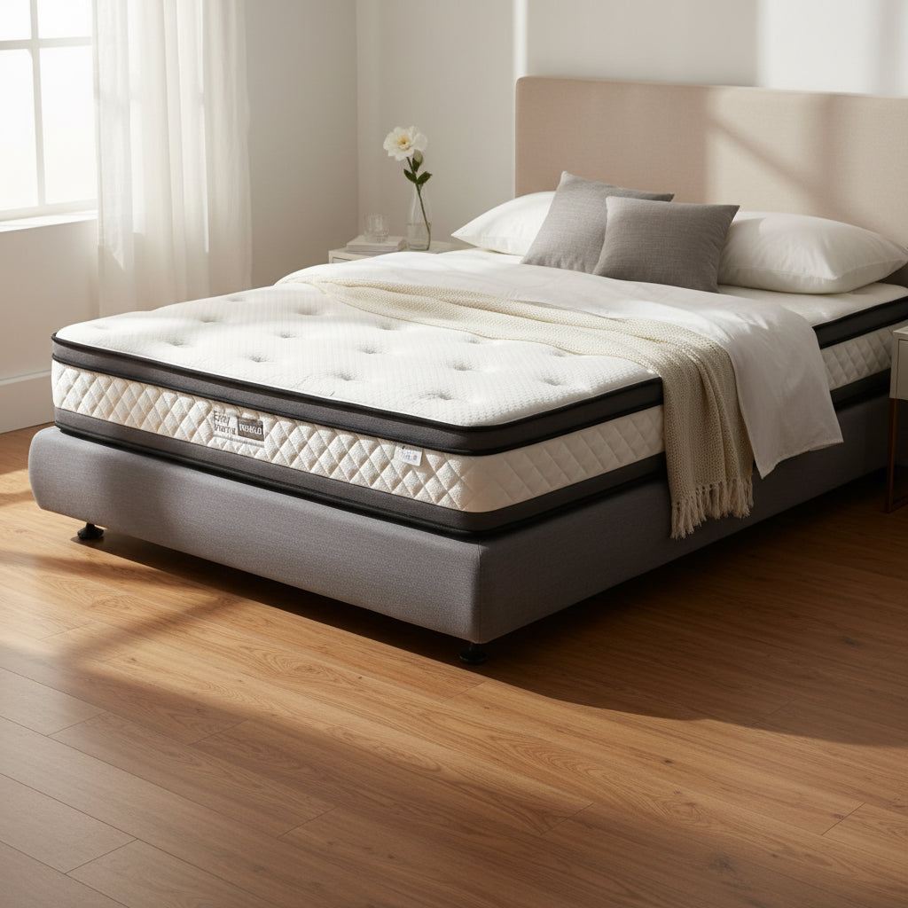 Ariel Pillow top gel memory foam mattress Queen