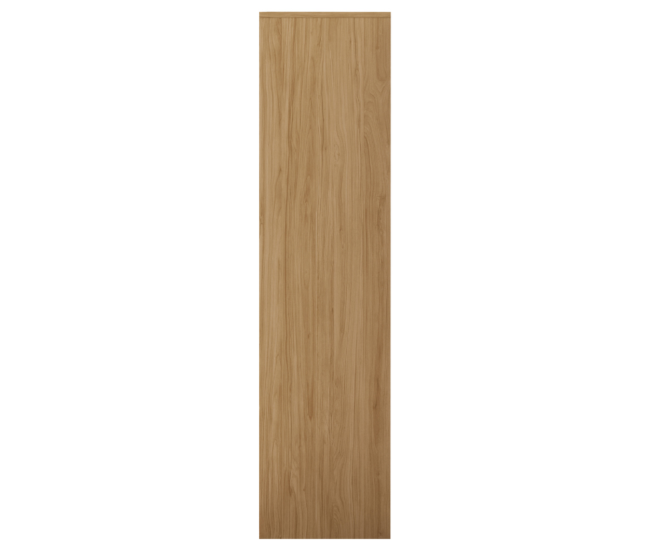 vertical rectangular light wood cabinet or wardrobe door panel with natural grain