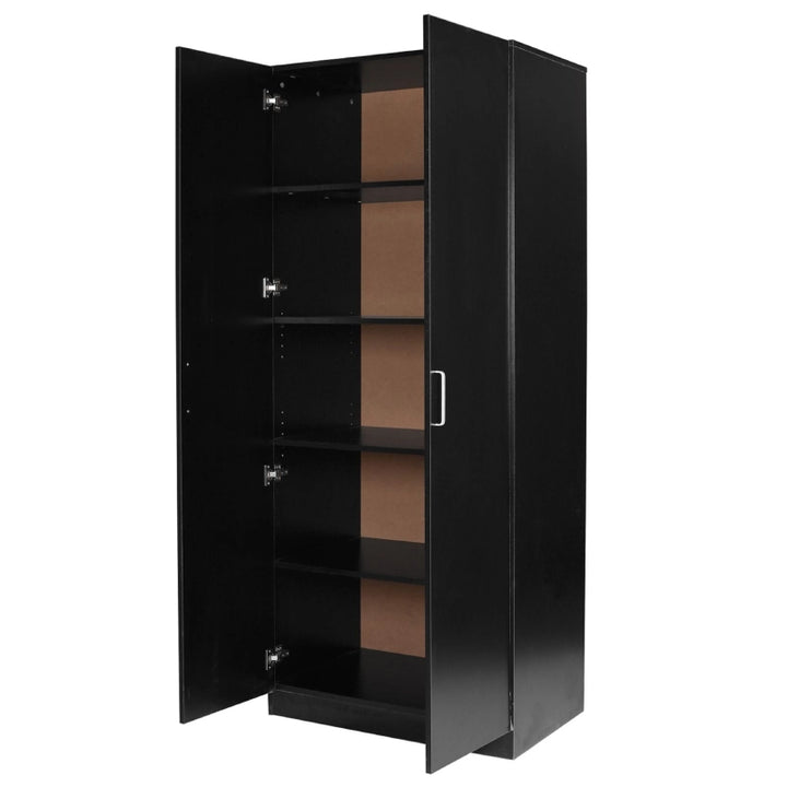 2 Door pantry  5 shelves Cupboard Black