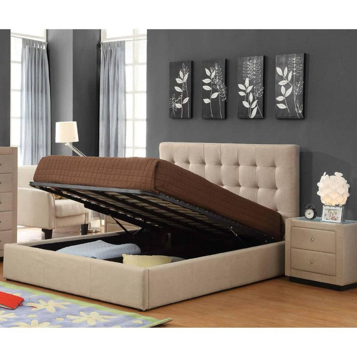 Brooklyn Fabric Double Bed Frame - DLB Furniture