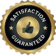 satisfaction 100% badge